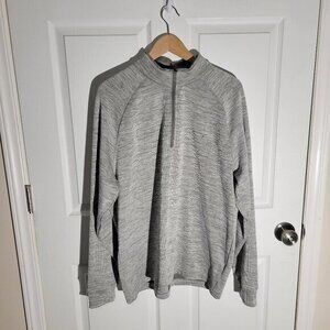 Greg Norman‎ Quarter Zip-Gray-Men's LG